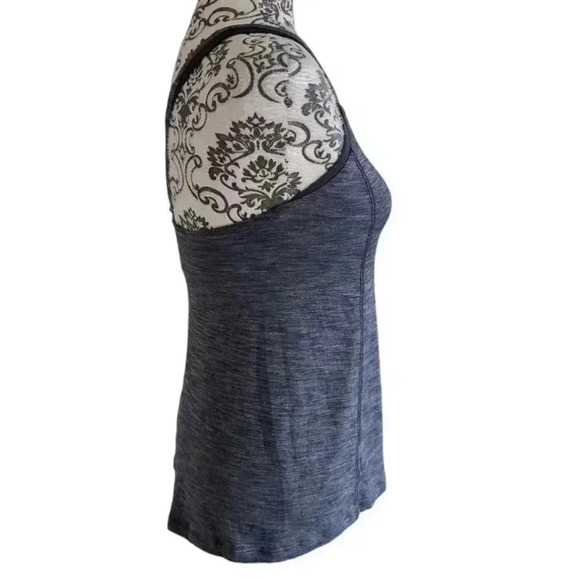 Lululemon Run For Gold Tank Navy Athletic Workout Gym Running 6/15 Women's 6 - Picture 4 of 11